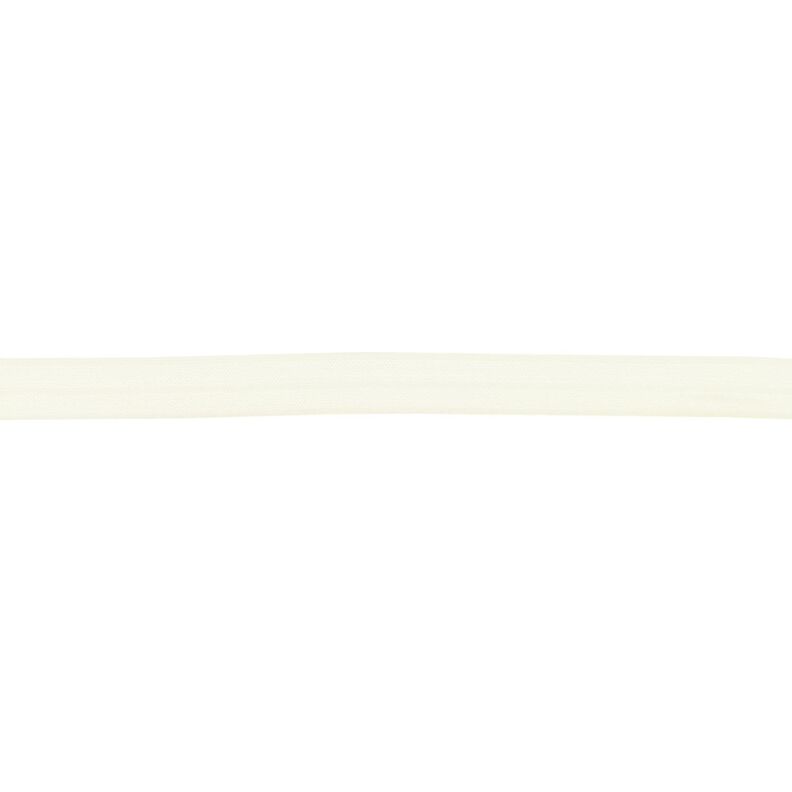 Cinta ribeteadora elástica  brillante [15 mm] – blanco lana,  image number 1