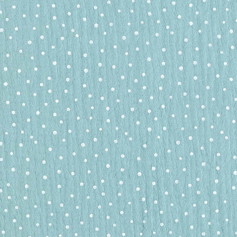 Muselina/doble arruga Puntos – azul grisáceo pálido,  image number 1