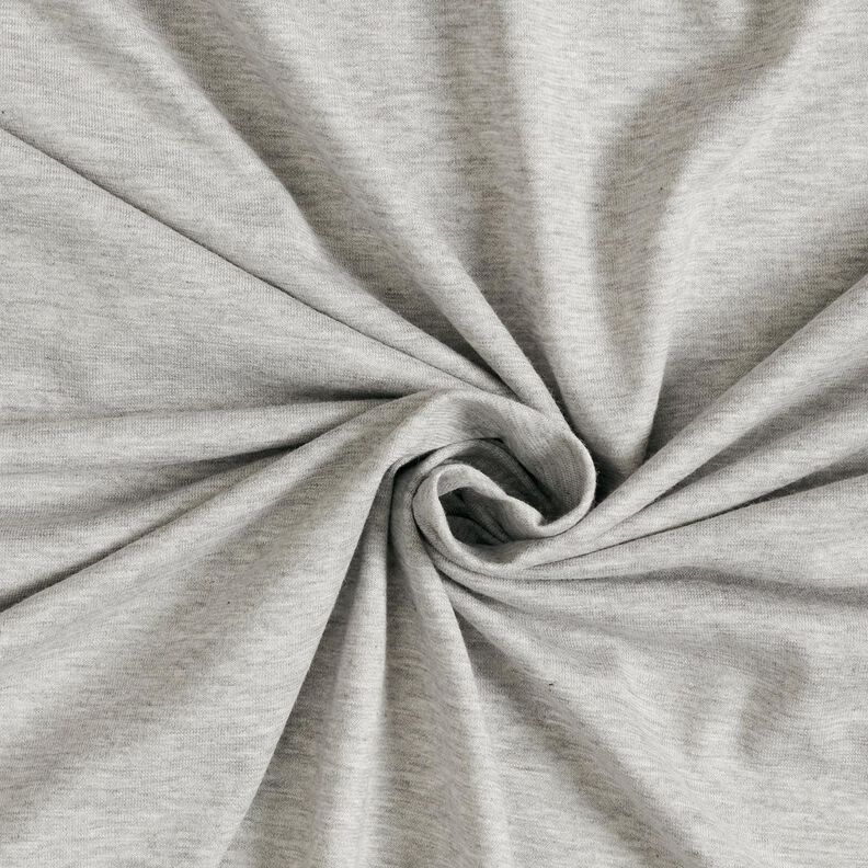 Punto de algodón ligero melange – plateado,  image number 1