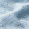 Muselina de algodón con manchas doradas dispersas – azul claro/dorado,  thumbnail number 2