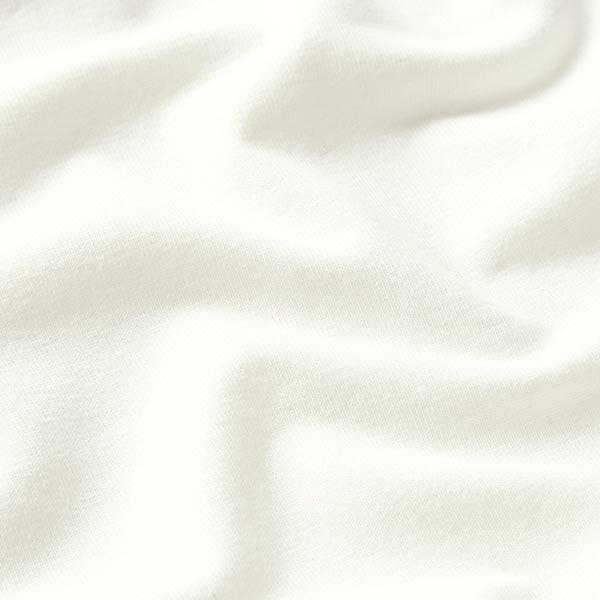 GOTS Tela de jersey de algodón | Tula – blanco lana,  image number 2
