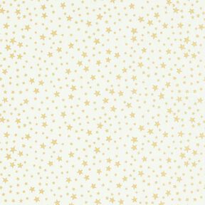 Tela de algodón Cretona Cielo estrellado navideño pequeño – blanco, 