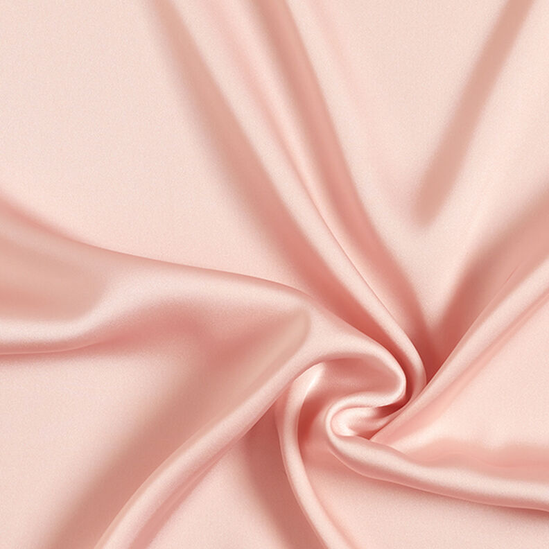 Satén de poliéster liso – rosado,  image number 1