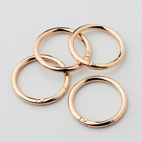 Anillo O [4 pz. | Ø 38 mm] – oro metalizado, 