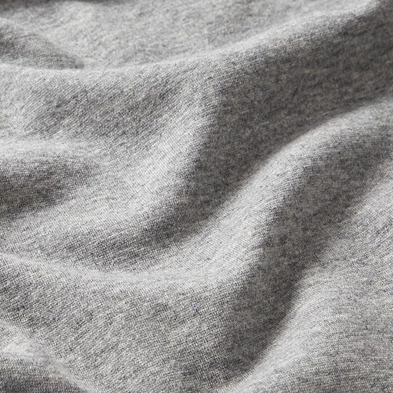 Polar alpino Tela de sudadera suave Uni – gris,  image number 3