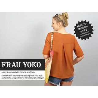 WOMAN YOKO - Túnica corta con pliegues invertidos en la espalda, Studio Schnittreif  | XS -  XXL, 