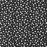 Tela de viscosa con puntos irregulares – negro/blanco,  thumbnail number 1