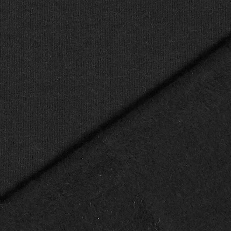 GOTS Softsweat | Tula – negro | Retazo 70cm,  image number 3