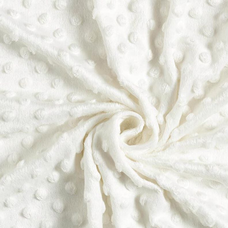 Polar suave Puntos en relieve – blanco lana,  image number 3