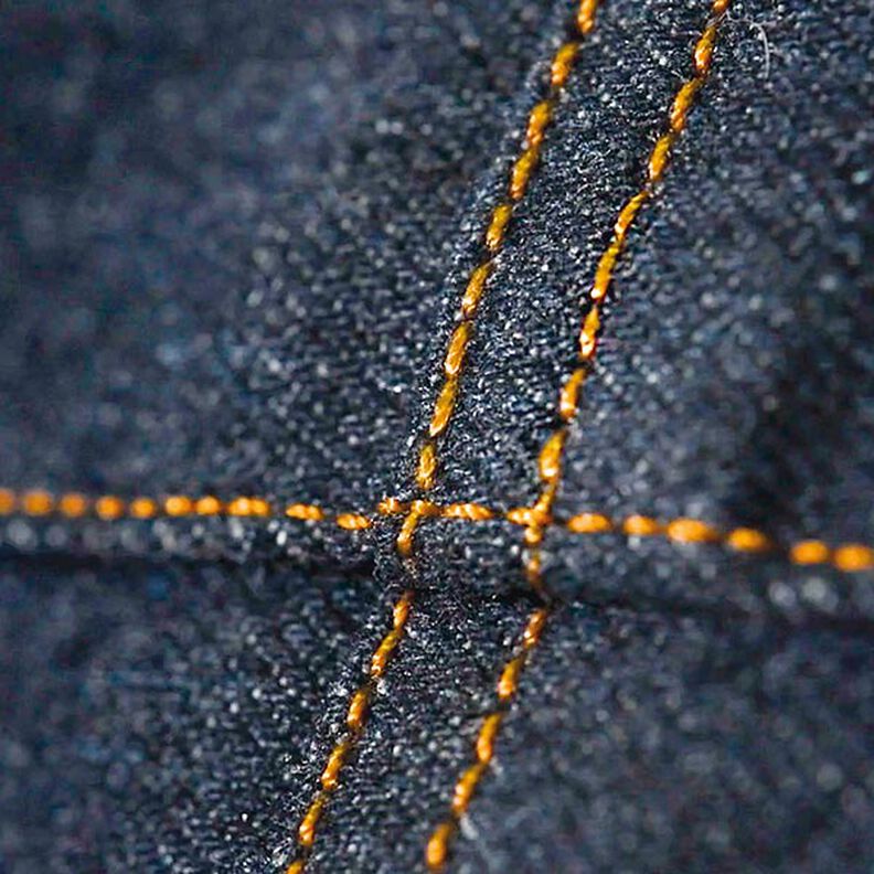 Juego de hilos de coser denim con 5 agujas de coser para pantalones vaqueros [ 100m | 8 Unidad ] |,  image number 5