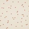Jersey canelado Corazones dispersos | Poppy Fabrics – beige claro/marrón,  thumbnail number 1