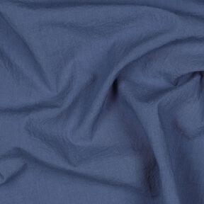 Tela de algodón Krinkel prelavado – azul vaquero | Retazo 70cm, 