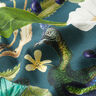 Tela decorativa Panama media Impresión digital Pavo real – verde oscuro,  thumbnail number 2