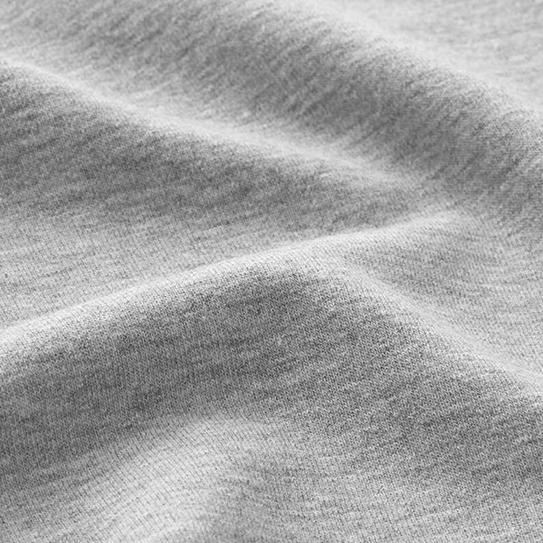 Felpa francesa ligera Melange – gris claro,  image number 4