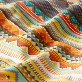 Cretona de algodón Inca – terracotta, 