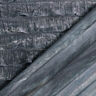 Jersey batik con volantes y rayas horizontales – gris claro,  thumbnail number 4