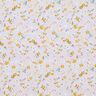 Popelina de algodón flores delicadas – lila pastel/amarillo curry,  thumbnail number 1