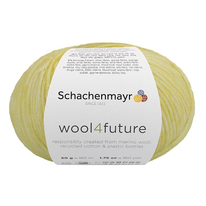 Wool4future, 50g (0020) | Schachenmayr – amarillo claro,  image number 2