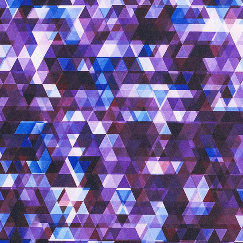 Tejido Softshell Triángulos de colores Impresión digital – uva,  image number 6