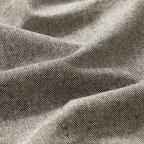 Tela decorativa Panama media Bicolor &ndash; negro/naturaleza, 