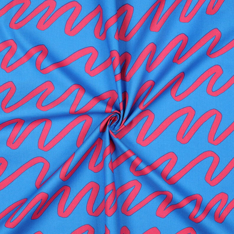 Popelina de algodón Making Waves | Nerida Hansen – azul,  image number 3