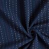 Muselina/doble arruga Telas a rayas de colores – azul marino,  thumbnail number 3
