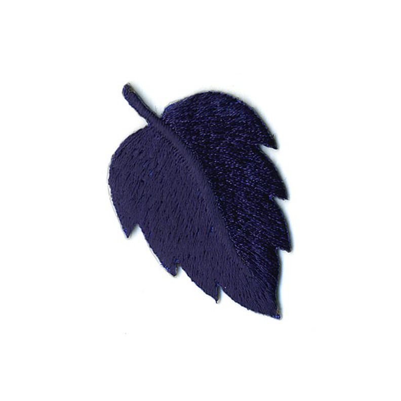 Aplicación hojas [ 3 x 4 cm ] – azul marino,  image number 1