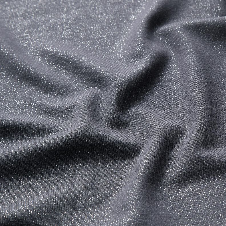 Tela de jersey de viscosa Brillante – antracito,  image number 2