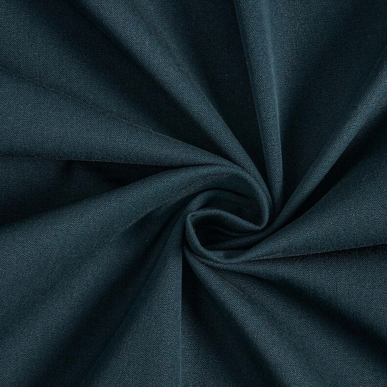 Tela de pantalón elástico liso – azul noche,  image number 1
