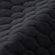 Tela de tapicería Terciopelo acolchado en diseño de panal – negro – Muestra,  thumbnail number 2