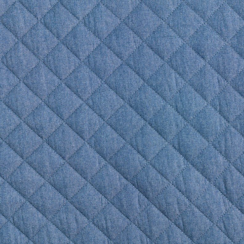 Tejido acolchado chambray liso – azul vaquero,  image number 1