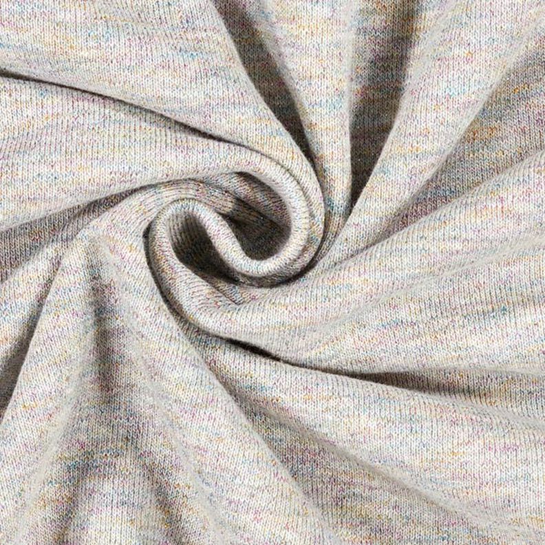 Tela de sudadera Brillante – gris plateado,  image number 2