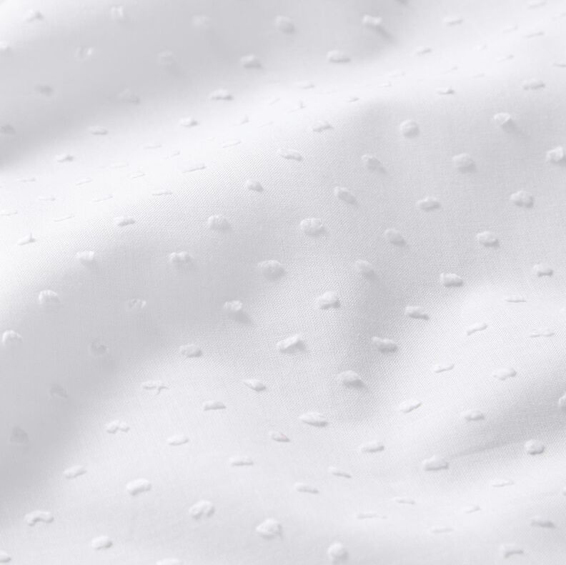 Batista de algodón Dobby – blanco,  image number 2