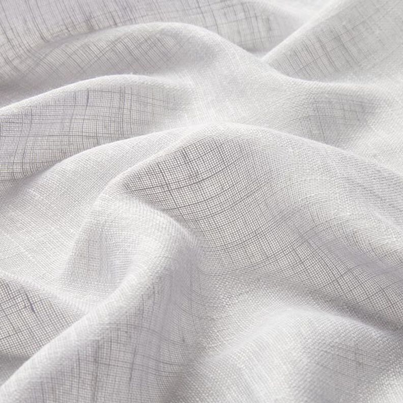 Tejido para cortinas Voile Apariencia de lino 300 cm – gris plateado,  image number 2