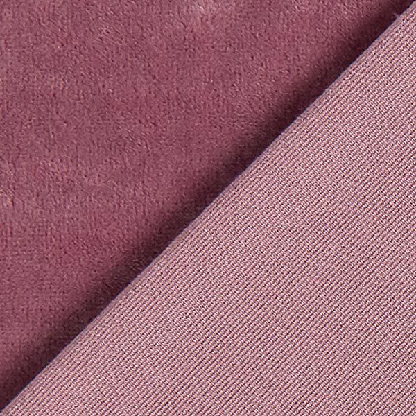 Terciopelo Stretch Tela de niqui – rosa antiguo,  image number 3