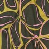 Viscosa el&aacute;stica con flores grandes &ndash; pino oscuro/amarillo aceituna,  thumbnail number 2