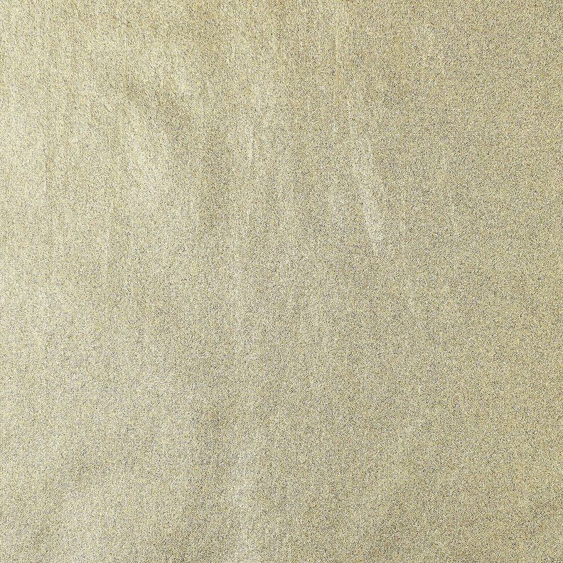 Popelina de algodón acabado laminado Uni – oro metalizado,  image number 5