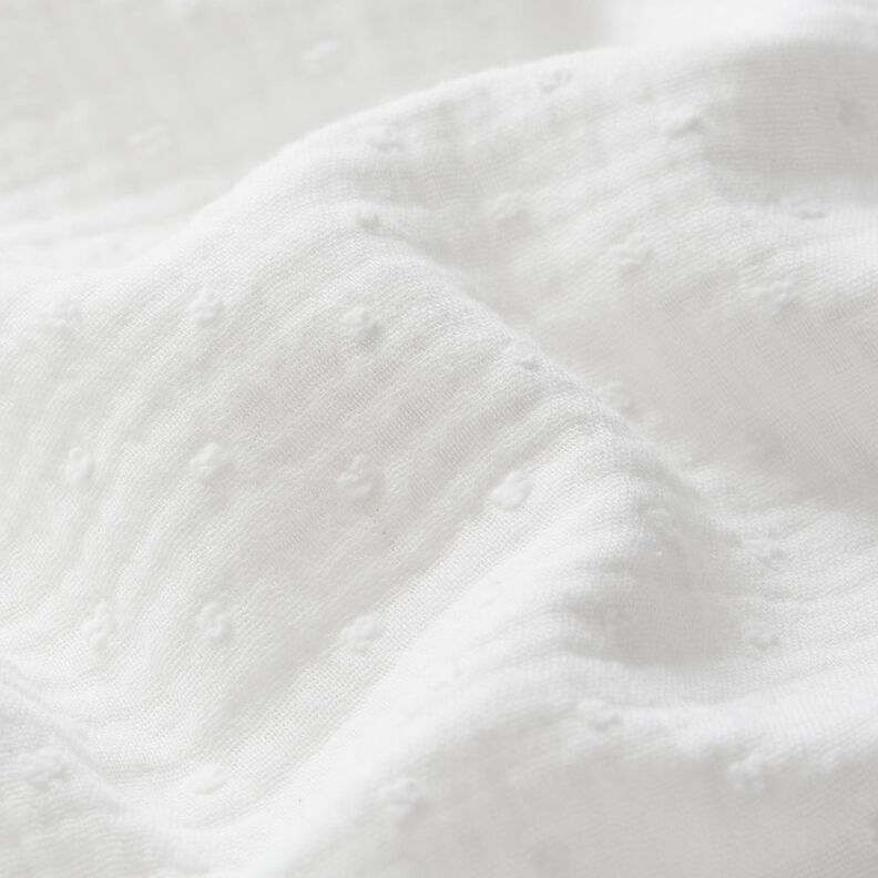Muselina dobby – blanco lana,  image number 2