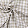 Tela de algodón Vichy - 1 cm – marrón claro,  thumbnail number 2