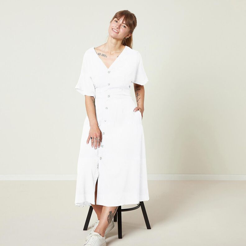 Viscosa Stretch Uni – blanco,  image number 8