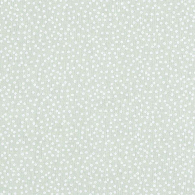Tela de algodón Cretona puntos irregulares – verde pastel,  image number 1