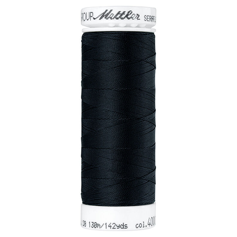 Hilo de coser Seraflex para costuras elásticas (4000) | 130 m | Mettler – negro,  image number 1