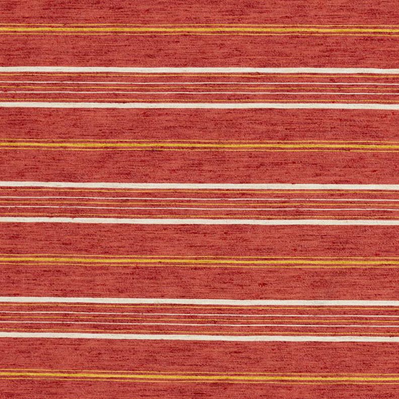Tela de algodón Rayas horizontales irregulares – terracotta,  image number 1