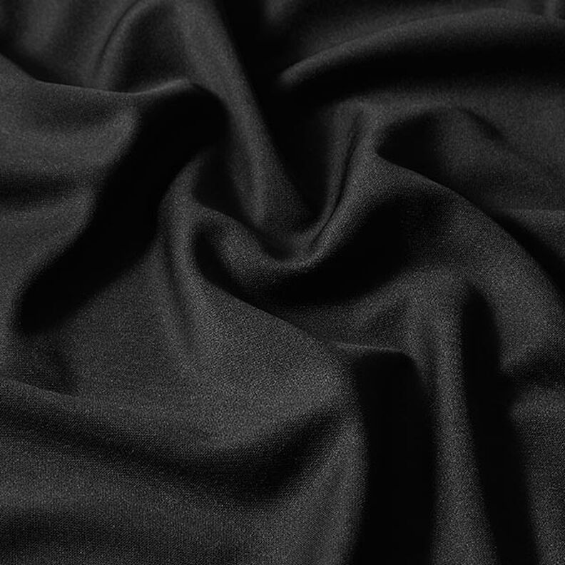 Tela de buceo crepé ligera – negro,  image number 2