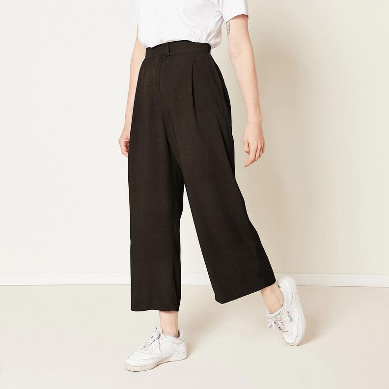 Viscosa Stretch Uni – negro,  image number 9