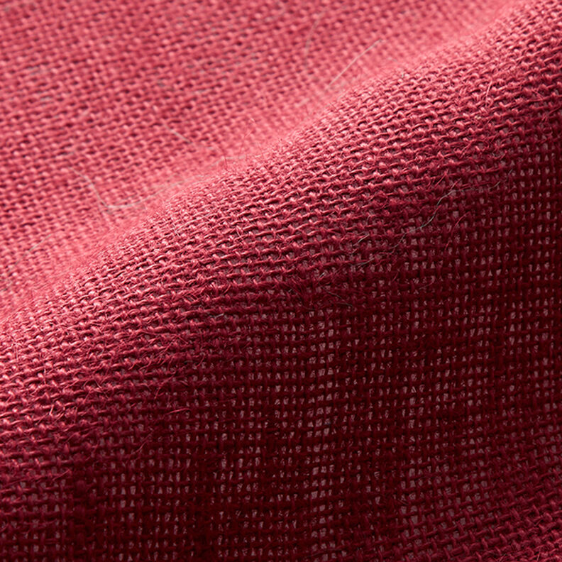 Tela decorativa Yute Uni 150 cm – rojo oscuro,  image number 3