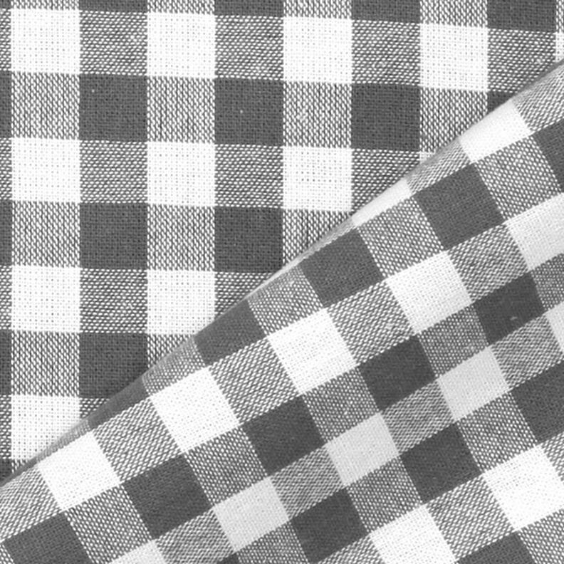 Tela de algodón Vichy - 1 cm – gris,  image number 3