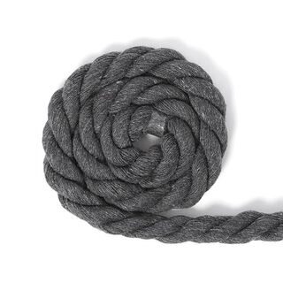 Cordón de algodón [Ø 14 mm] 17 - gris oscuro, 
