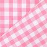 Tela de algodón Cuadros vichy 1 cm – rosa/blanco,  thumbnail number 3