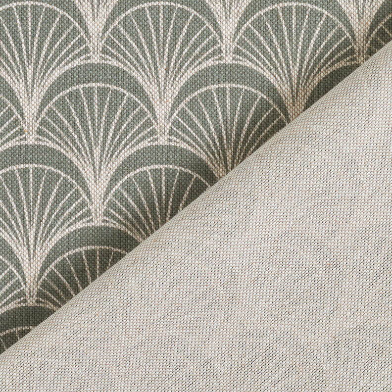 Tela decorativa Panama media Elegantes arcos en abanicos &ndash; naturaleza/ca&ntilde;a,  image number 4